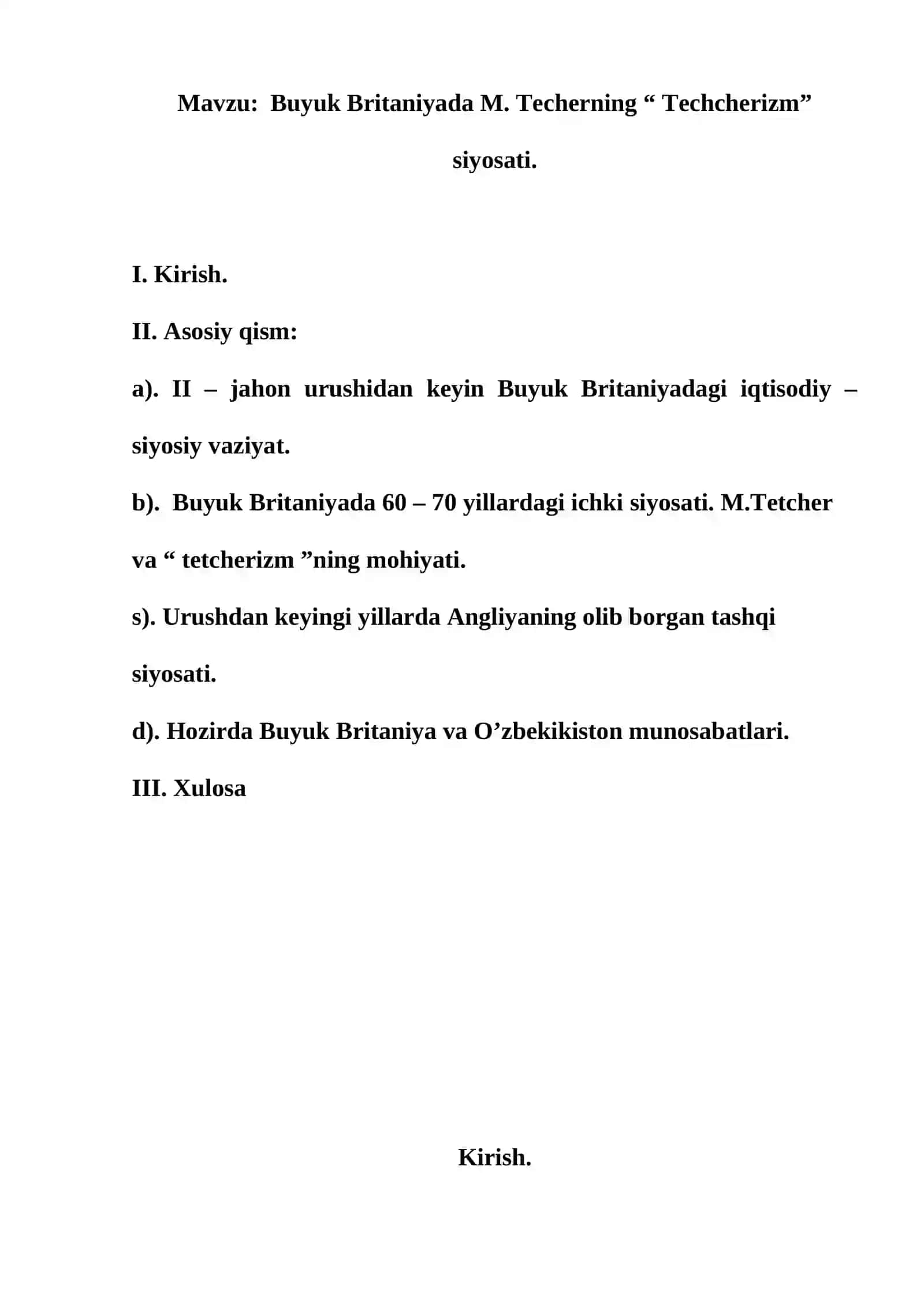 Eng yangi tarix – Techcherizm siyosati 2