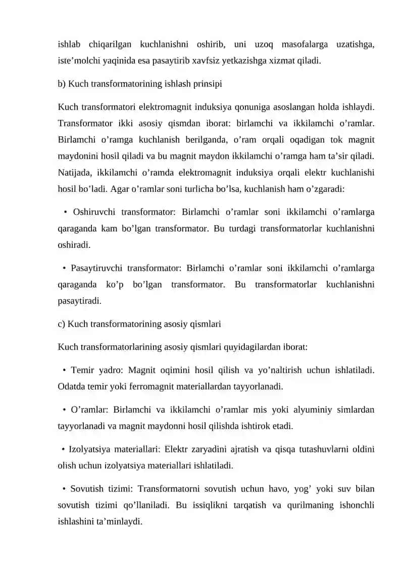 Kuch transformatorlar va avtotransformatorlar 2