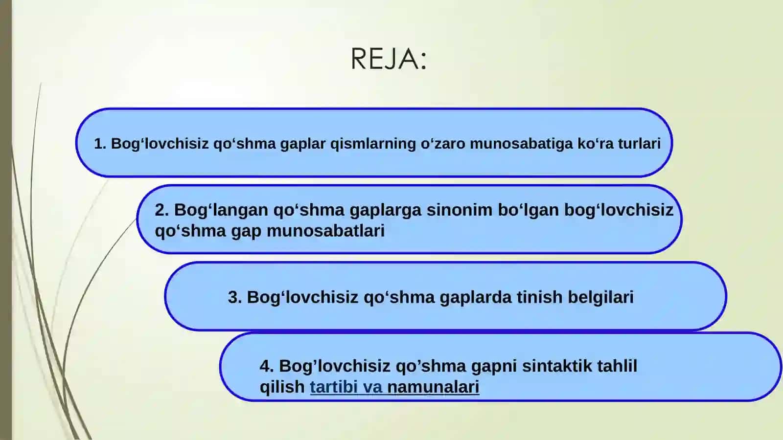 Bog‘lovchisiz qo‘shma gaplarda tinish belgilarining ishlatilishi 2
