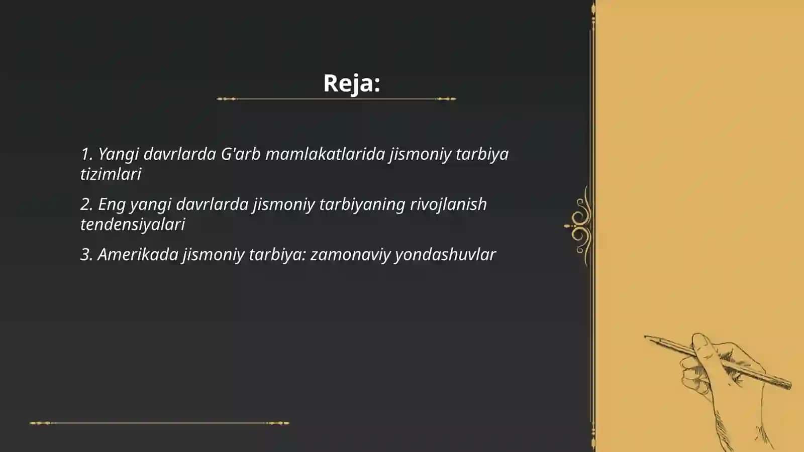 Yangi va eng yangi davrlarda chet mamlakatlarda jismoniy tarbiya 2