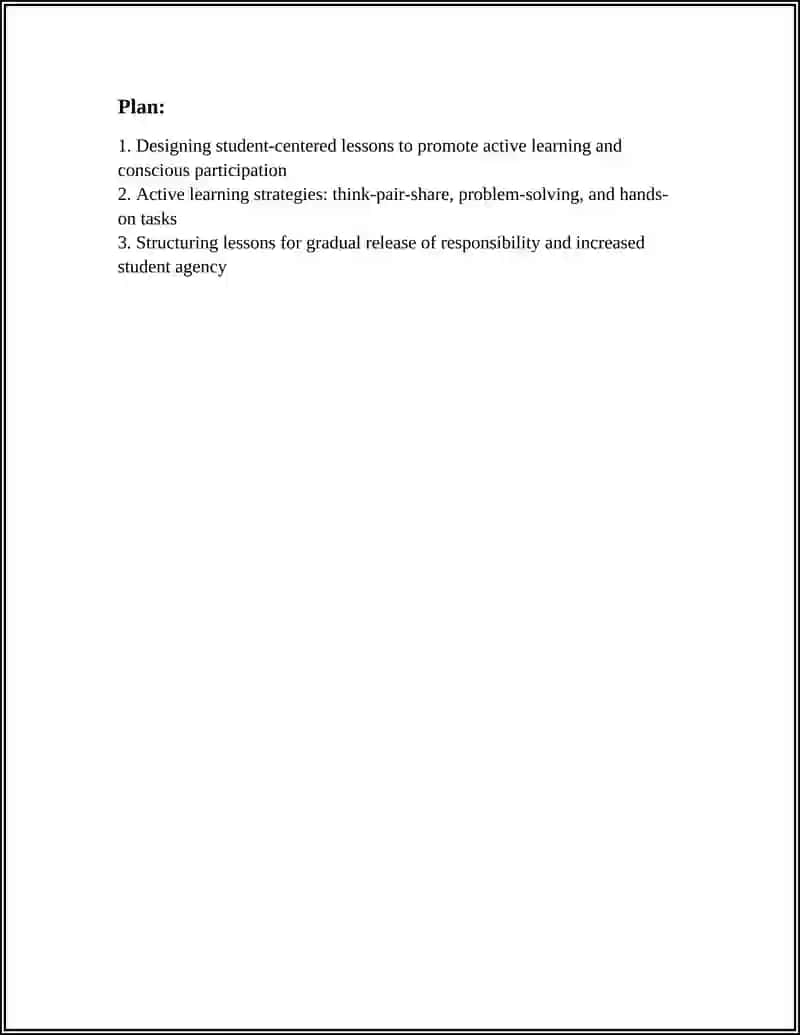Designing Student-Centered Lessons for Active Learning 2