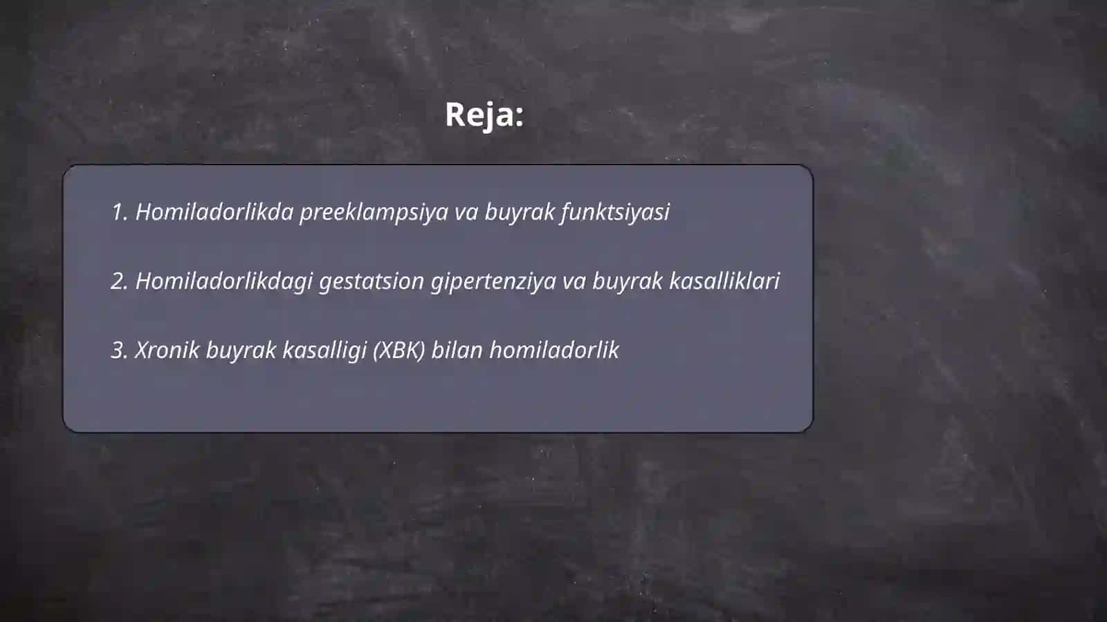Homiladorlik va buyrak kasalliklari 2