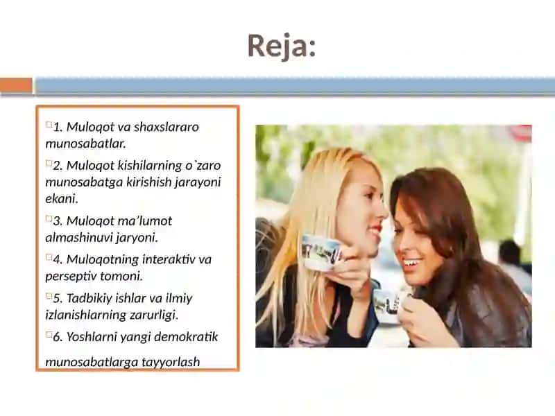 Kommunikatsiya jarayoni komponentlari 2