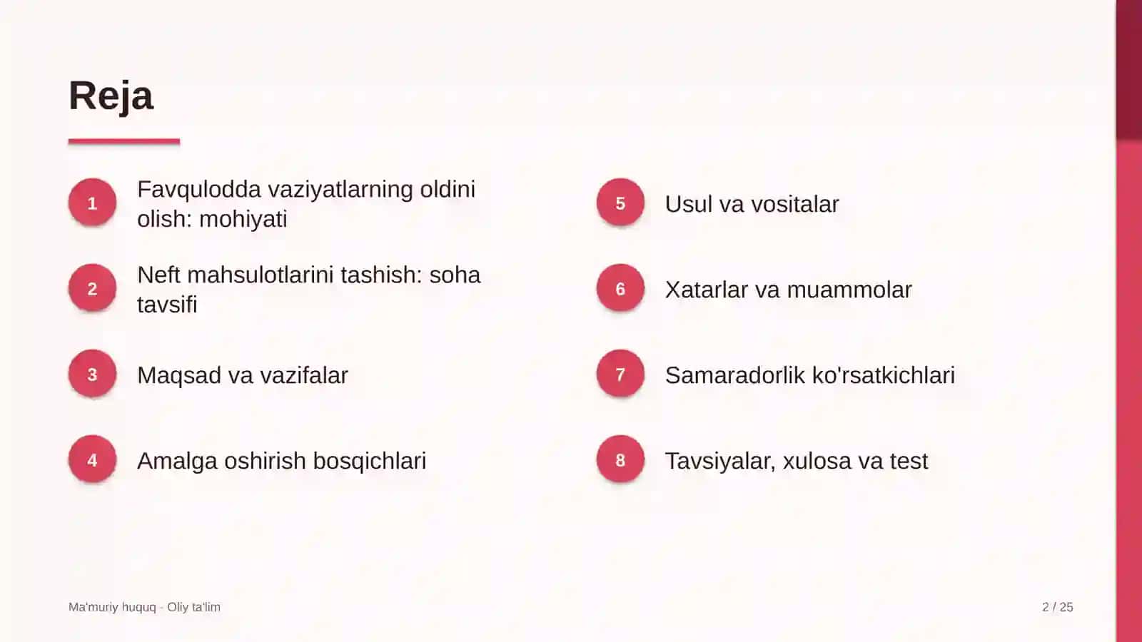 neft mahsulotlarini tashishda favqulodda vaziyatlarning oldini olish 4992 2
