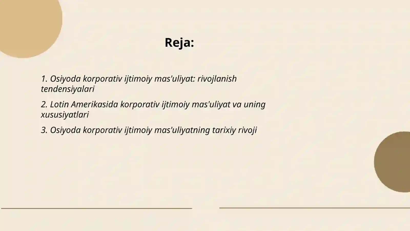 Korporativ ijtimoiy ma'sulyatning Osiyo va Lotin Amerikasi modellari 2