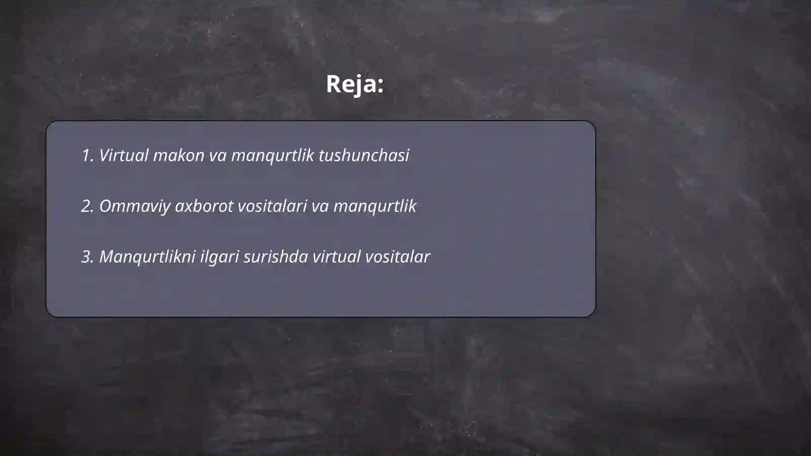 Virtual tutqunlik-manqurtlik vositasi 2