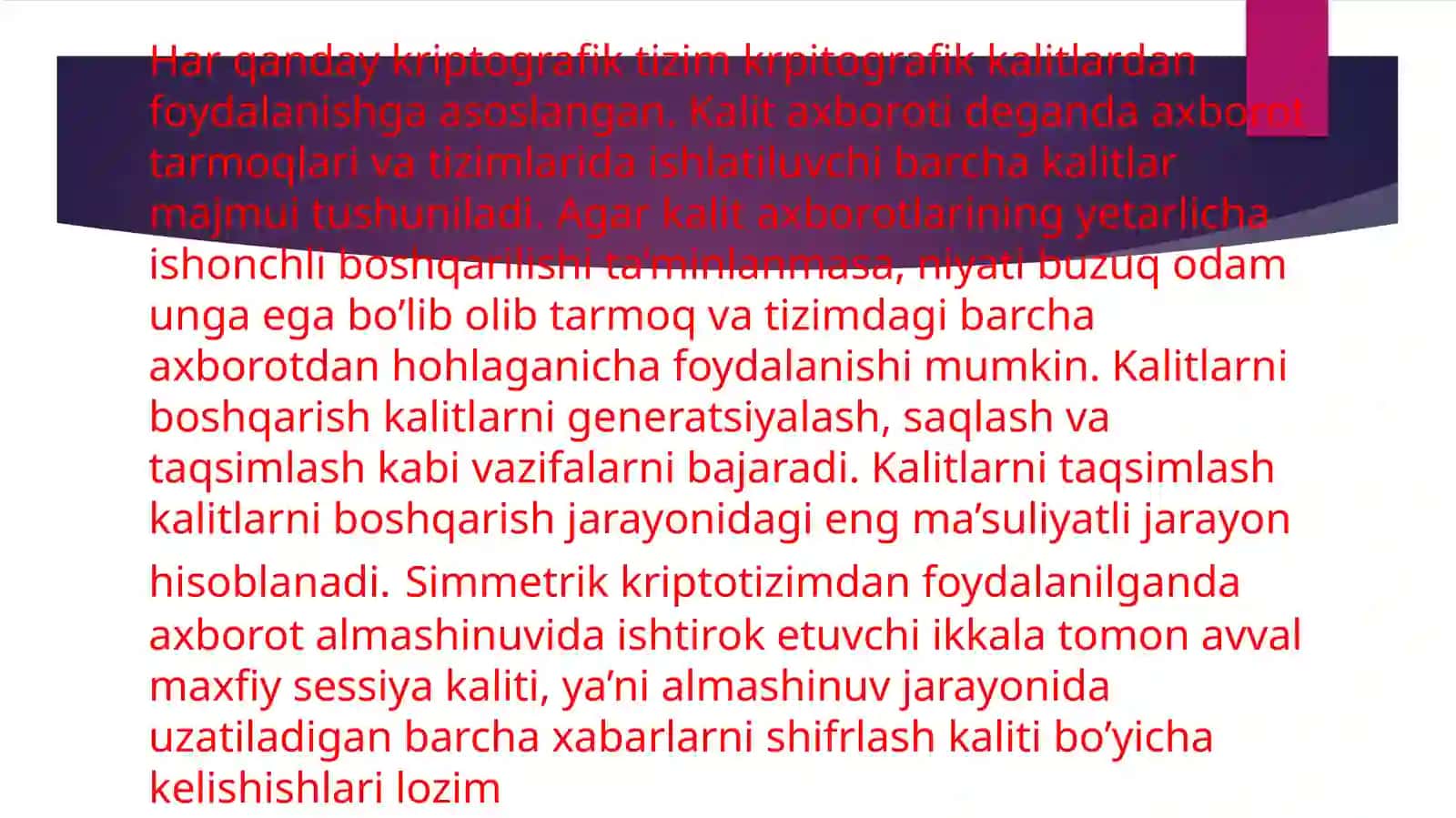 KRIPTOGRAFIK KALITNI BOSHQARISH VOSITASI 2