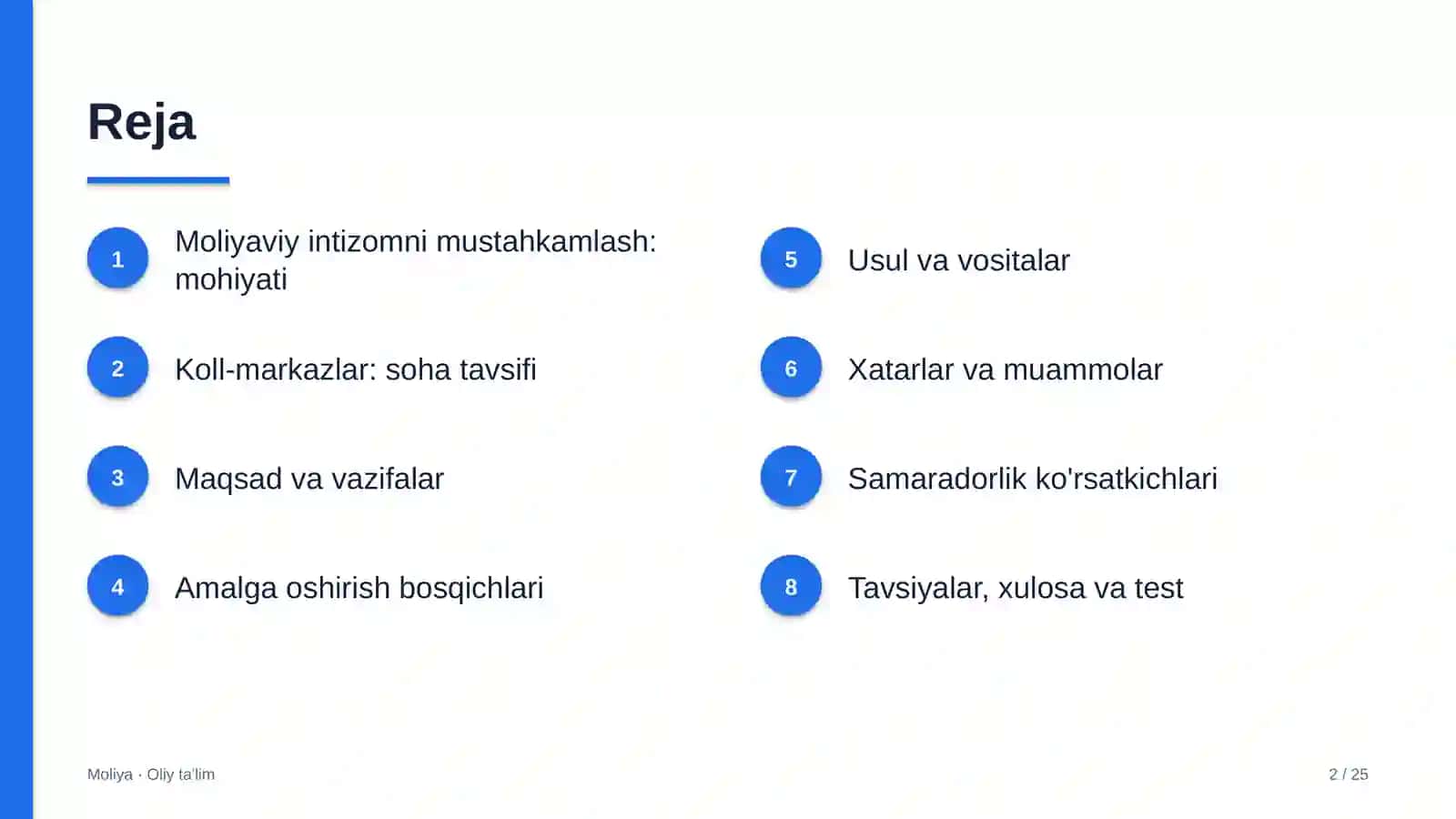 Koll-markazlarda moliyaviy intizomni mustahkamlash 2