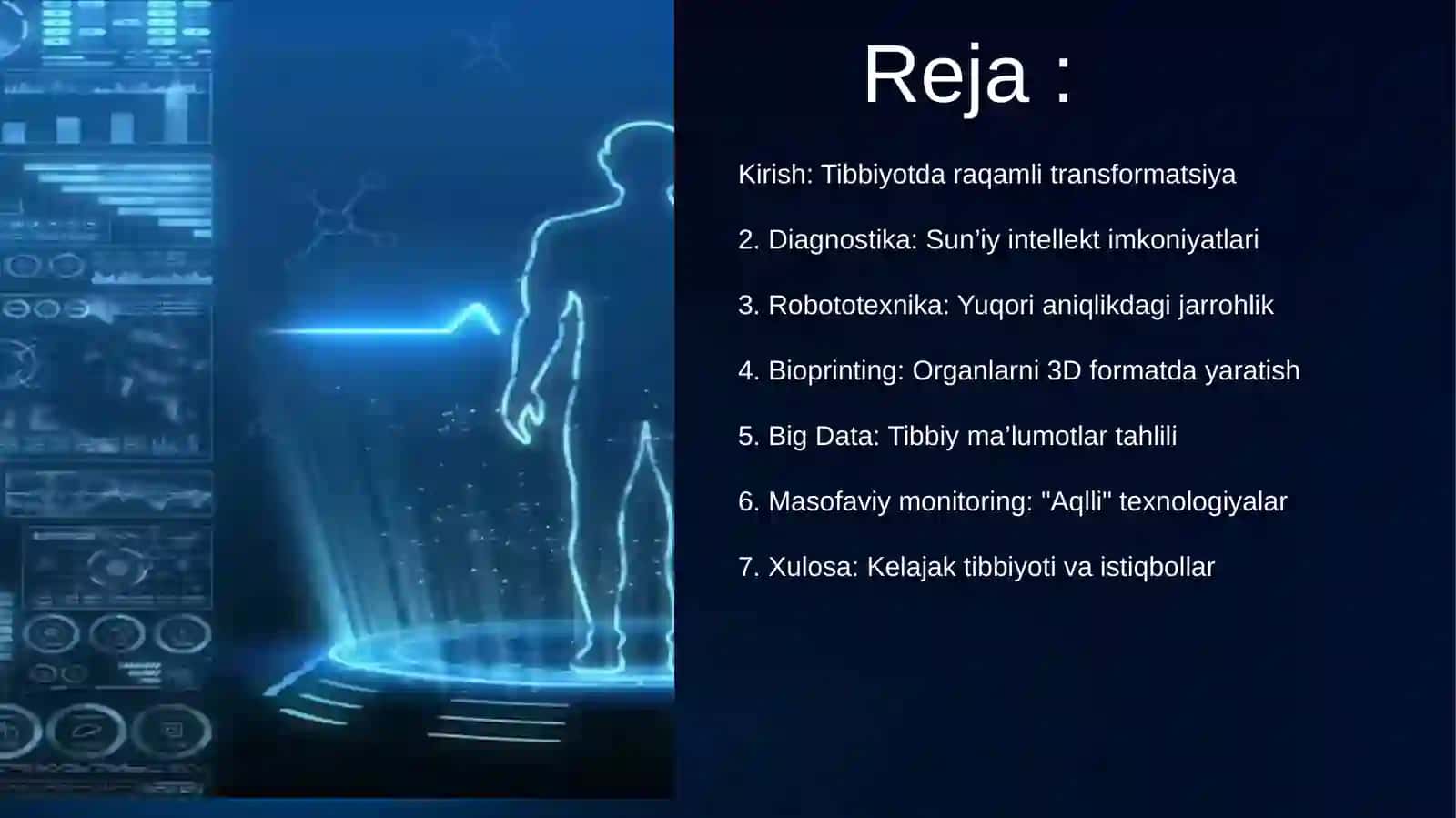 Zamonaviy axborot texnologiyalarining bugungi tibbiyotdagi o‘rni: diagnostika, davolash va ma‘lumotlar yig‘ish jarayonlari 2