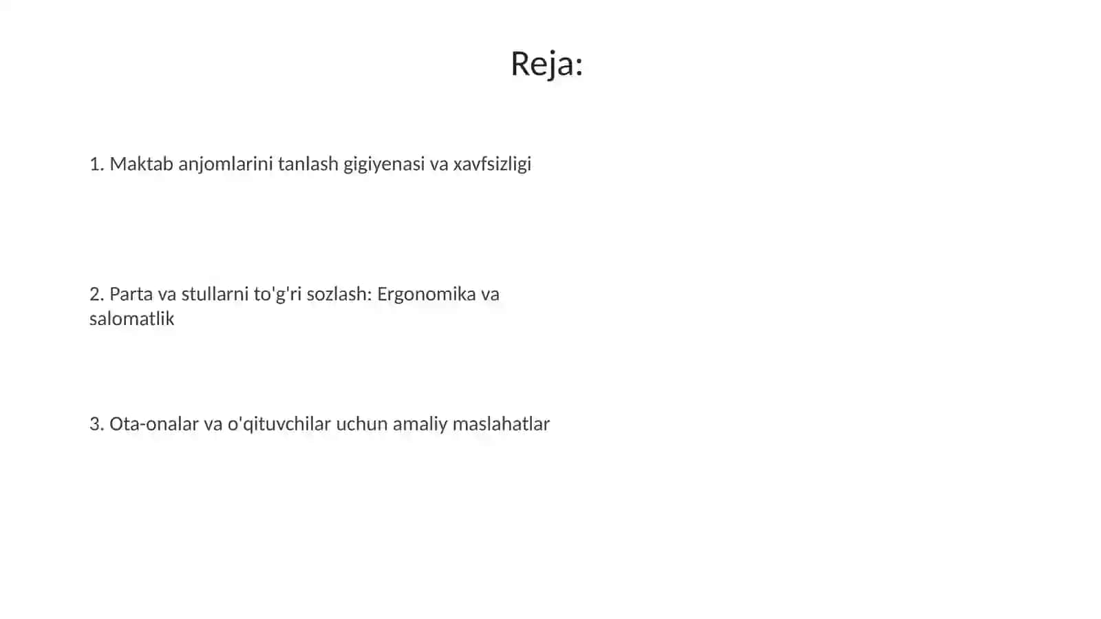 Maktabdagi bolalar uchun gigiyena qurollari 2
