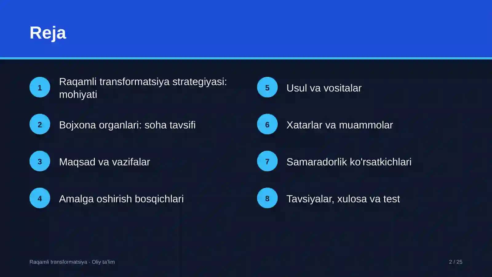 Bojxona organlarida raqamli transformatsiya strategiyasini ishlab chiqish 2