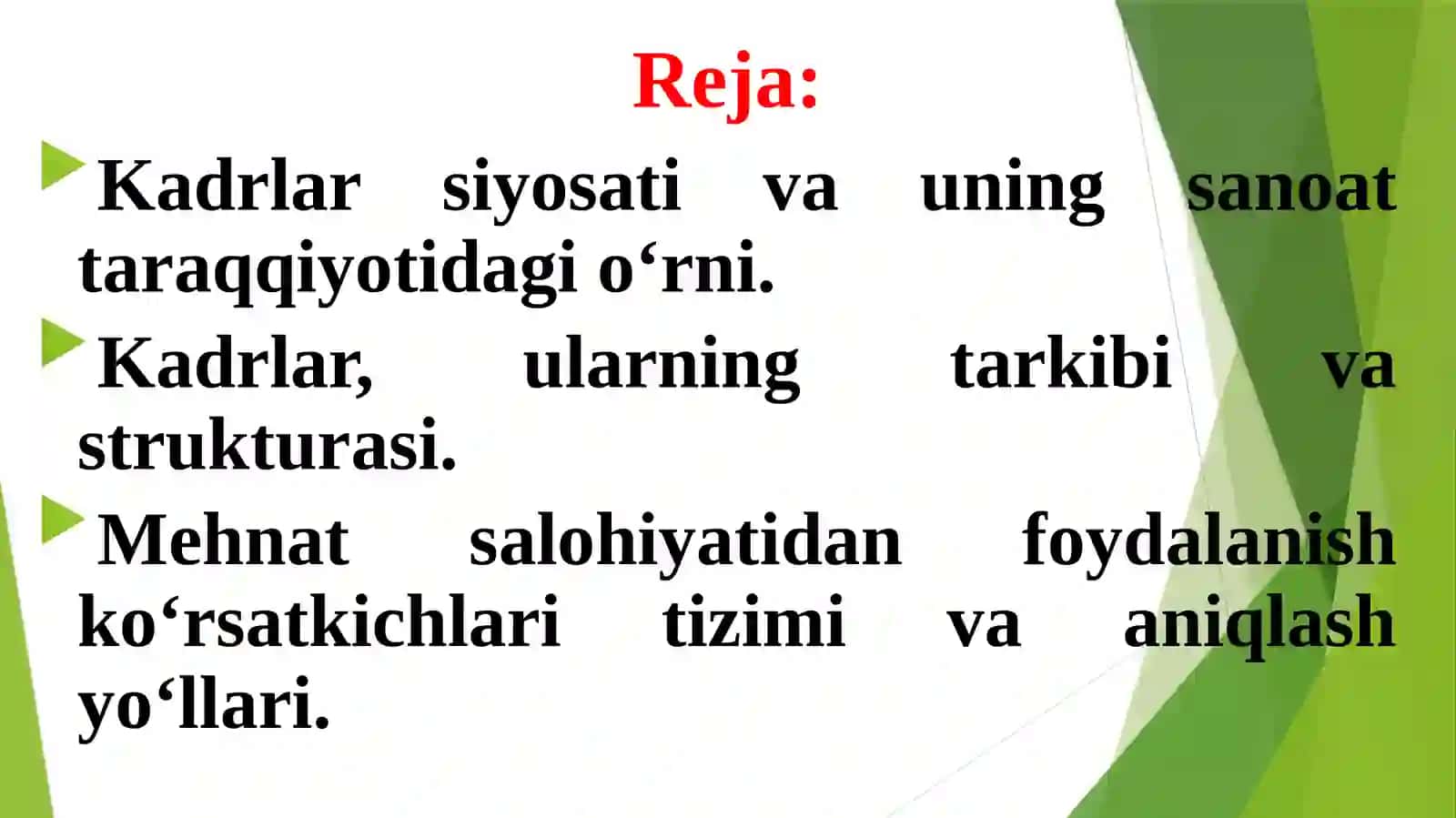 Sanoatda kadrlar va mehnatga haq to‘lash 2