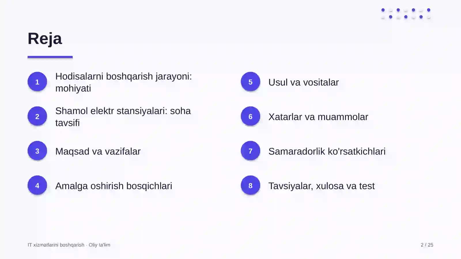 shamol elektr stansiyalarida hodisalarni boshqarish jarayonini joriy etish 8198 2