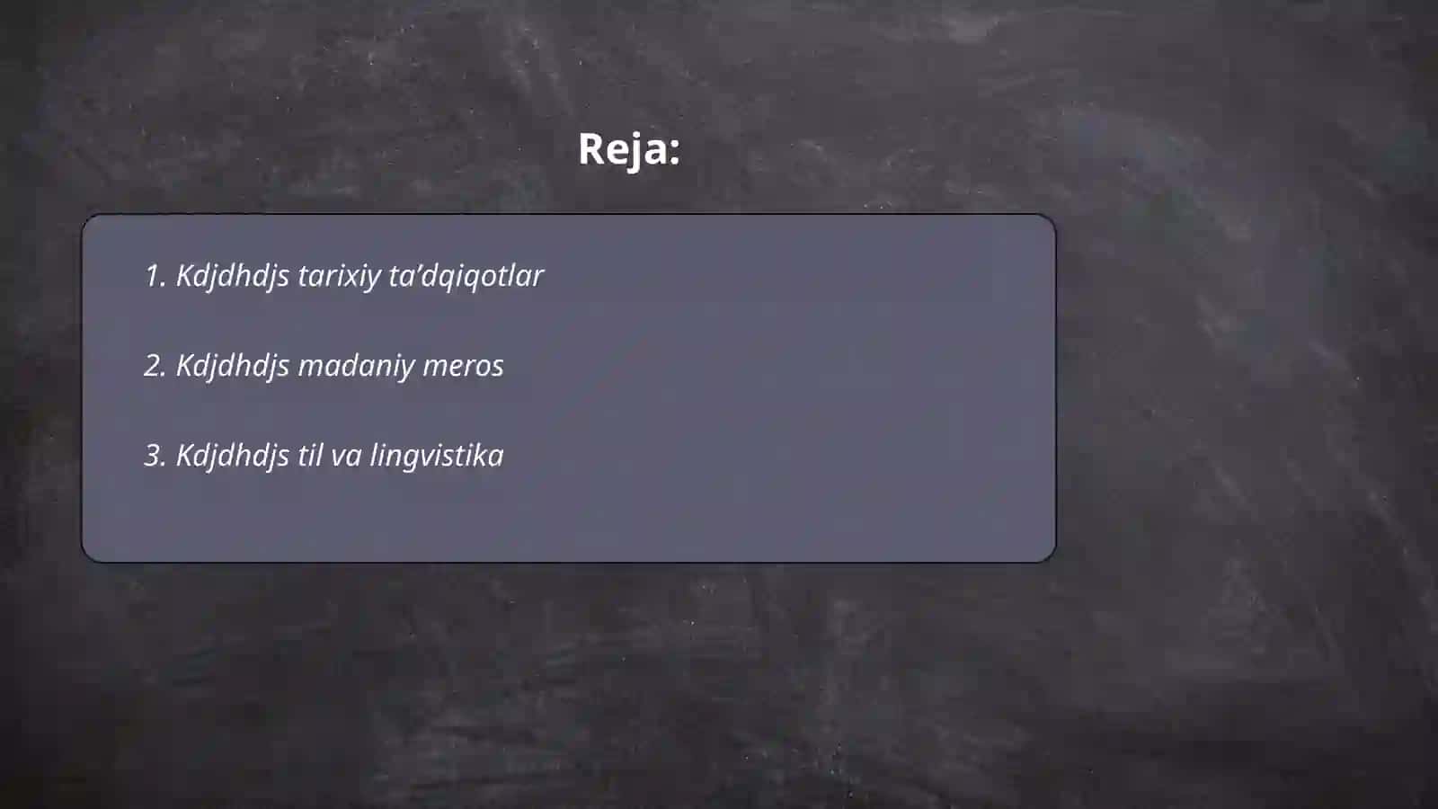 Kdjdhdjs tarixiy taʼdqiqotlar 2