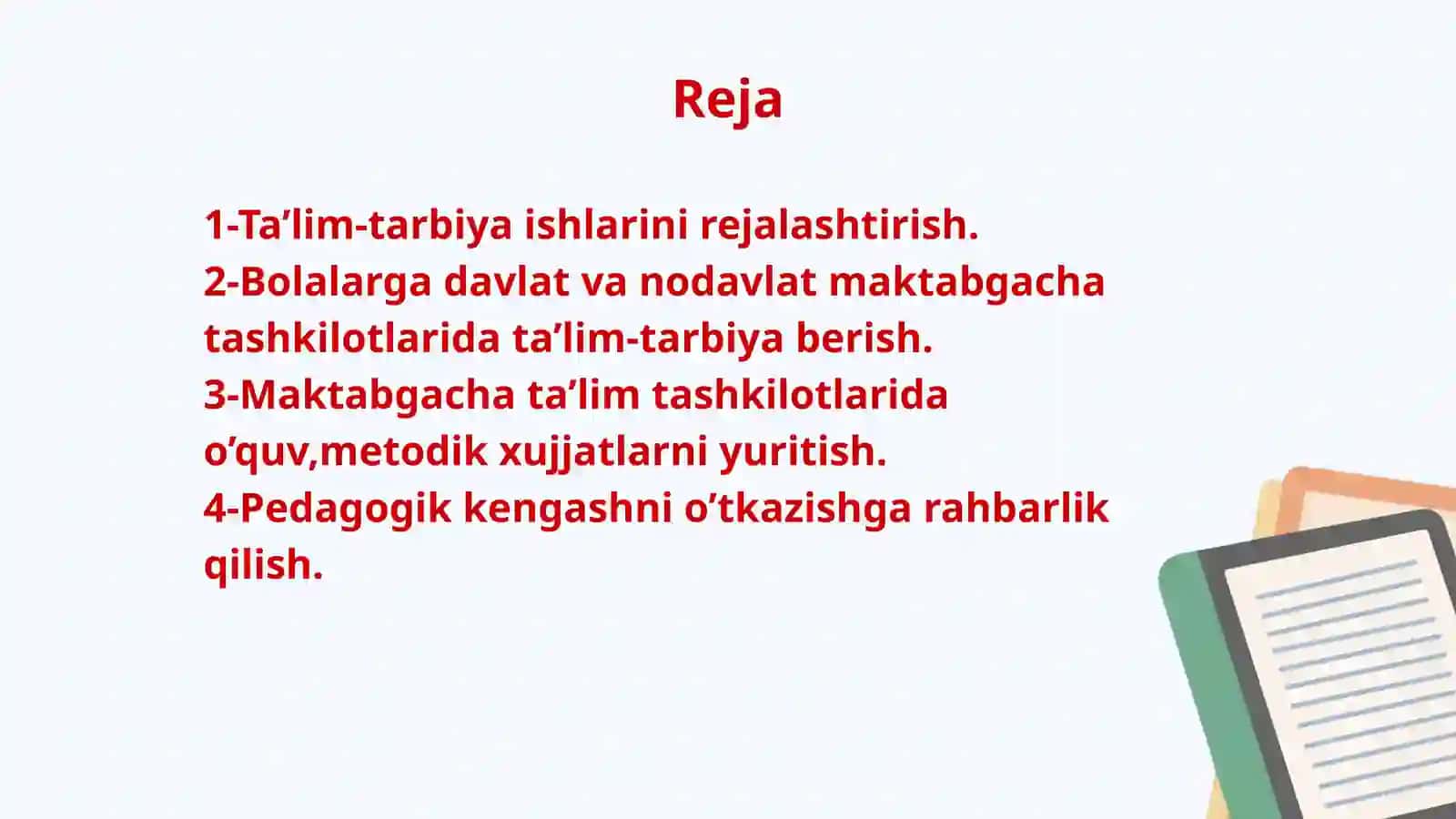 TA'LIM MUASSASASIDA METODIK ISHLARNI TASHKIL ETISH BOSQICHLARI 2