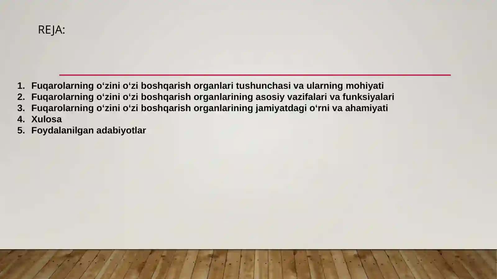 Fuqarolarning o‘zini o‘zi boshqarish organlari faoliyati va ularning jamiyatni demokratlashtirishda tutgan o‘rni 2