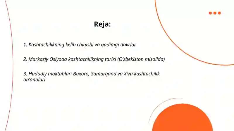 Kashtachilik Tarixi Haqida Maʼlumotlar 2
