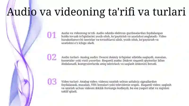 Audio Va Video Axborotlar 2