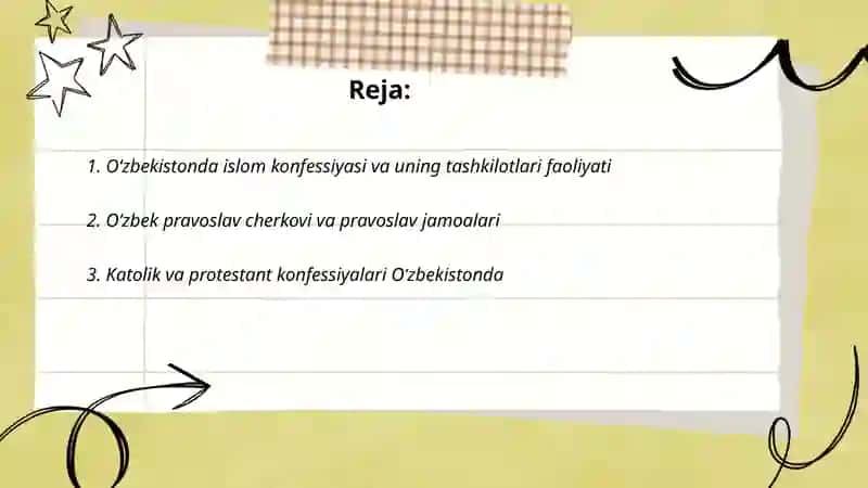 Oʻzbekistonda islom konfessiyasi va uning tashkilotlari faoliyati 2