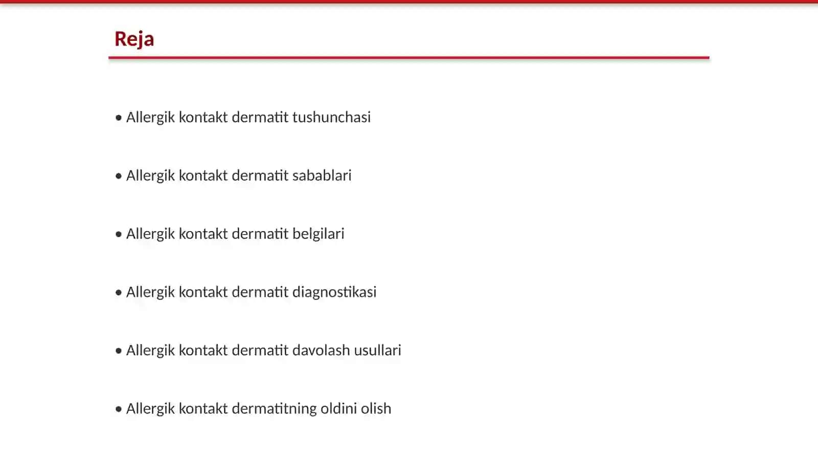 Allergik kontakt dermatit 2