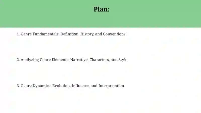 Genre Fundamentals 2