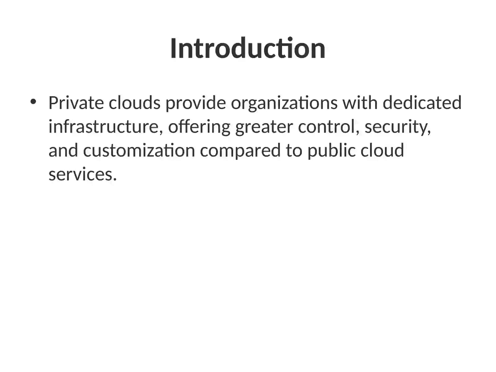 Open-Source Software Platforms for Private Clouds 2