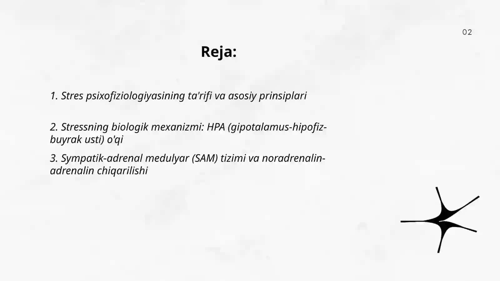Stres psixofiziologiyasi.Stresning kelib chiqish mexanizmlari 2