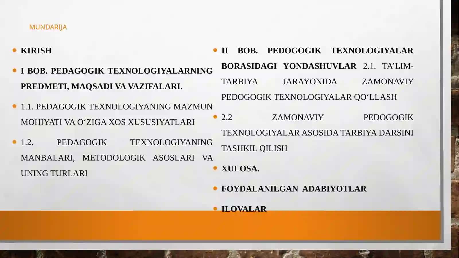 Pedagogik texnologiyalar dars samaradorligining muhim omili sifatida 2