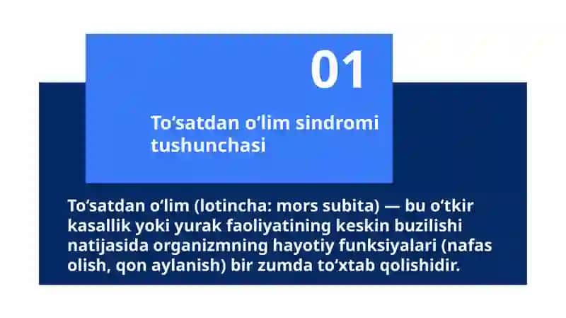 To‘satdan o‘lim sindromi 2