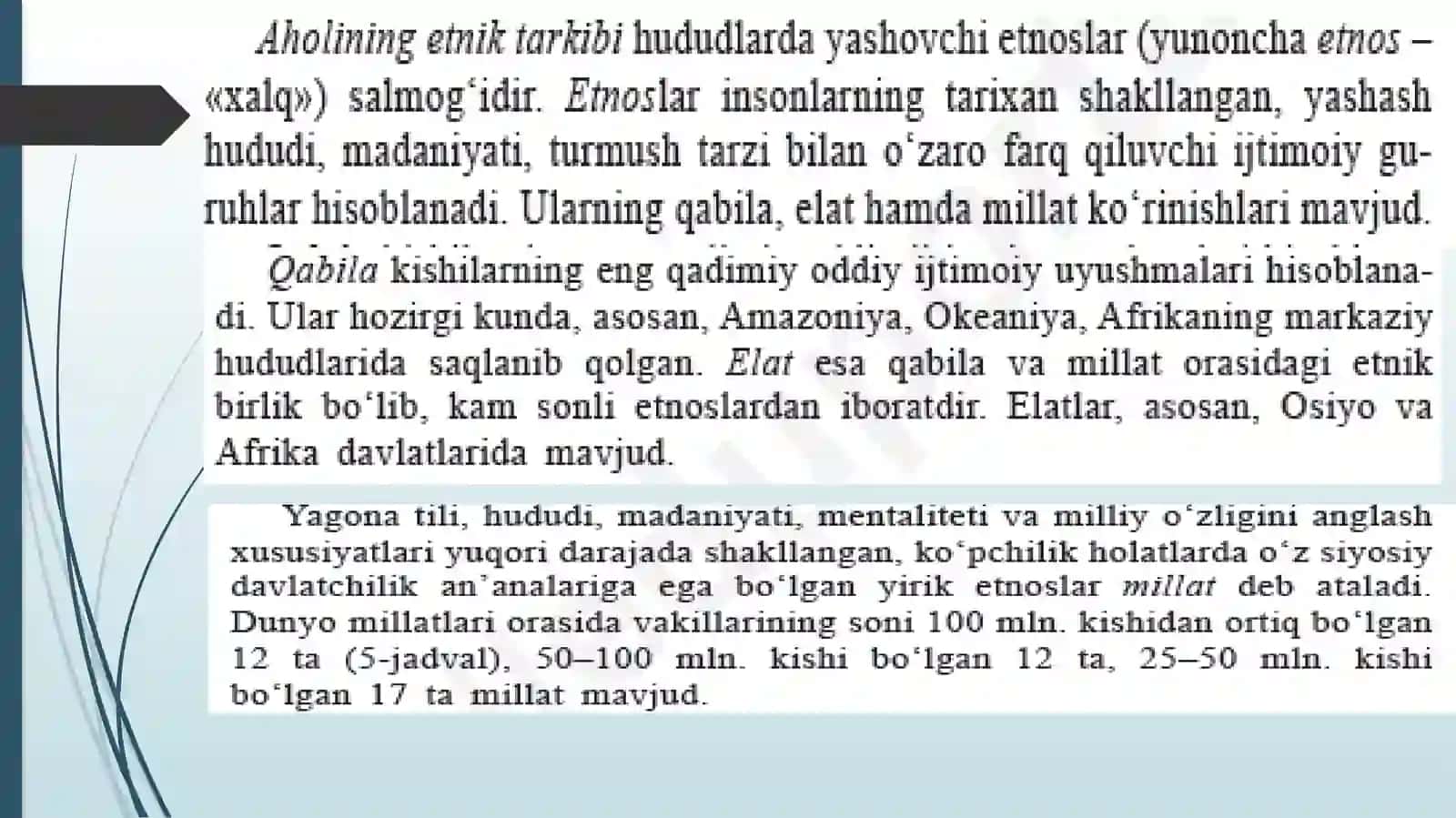 Jahon aholisining etnik va diniy tarkibi 2