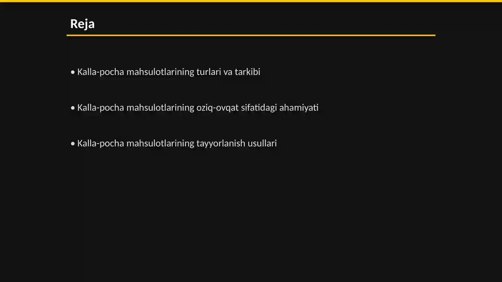 Kalla-pocha mahsulotlarining tavsifi va qoʻllanilishini 2