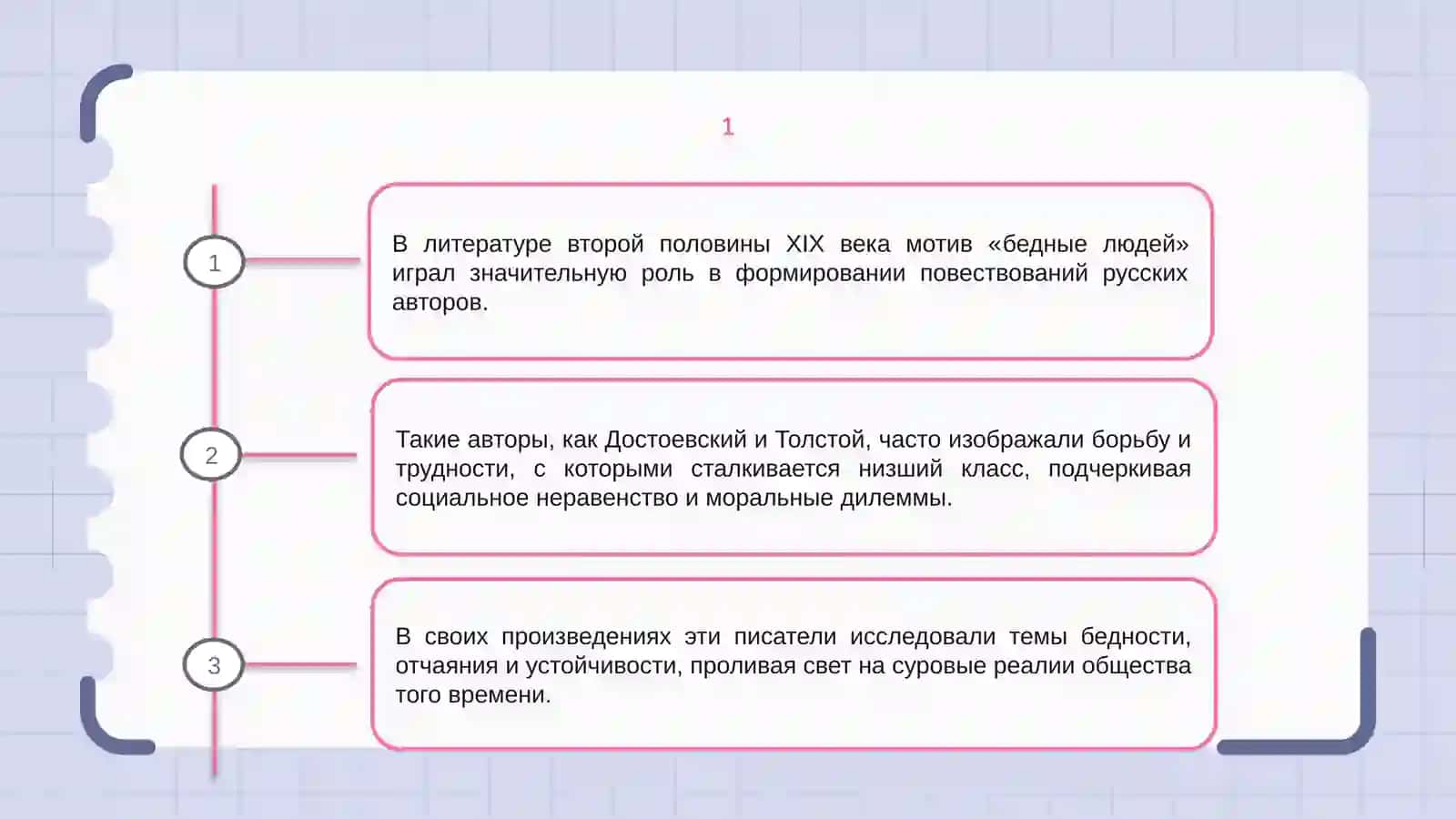 Мотив «Бедные людей» в русской литературе второй половины 19 века 2