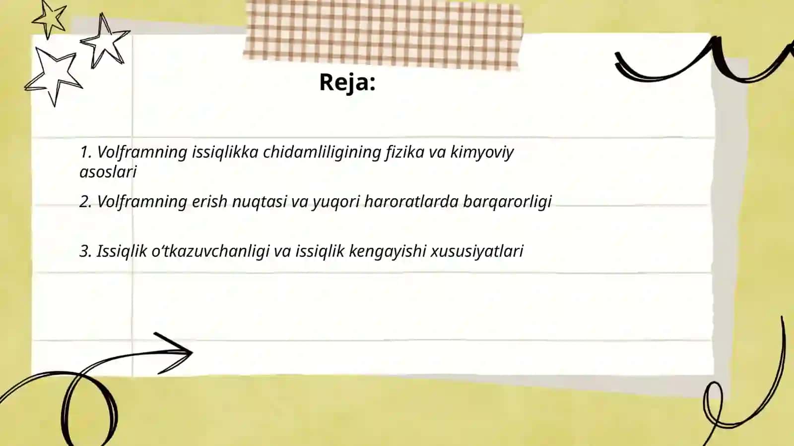 Volframning issiqlikka chidamliligi va sanoatda qoʻllanilishi 2