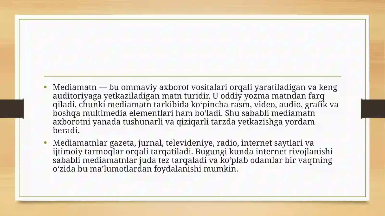 Mediamatnlarniyaratish 2