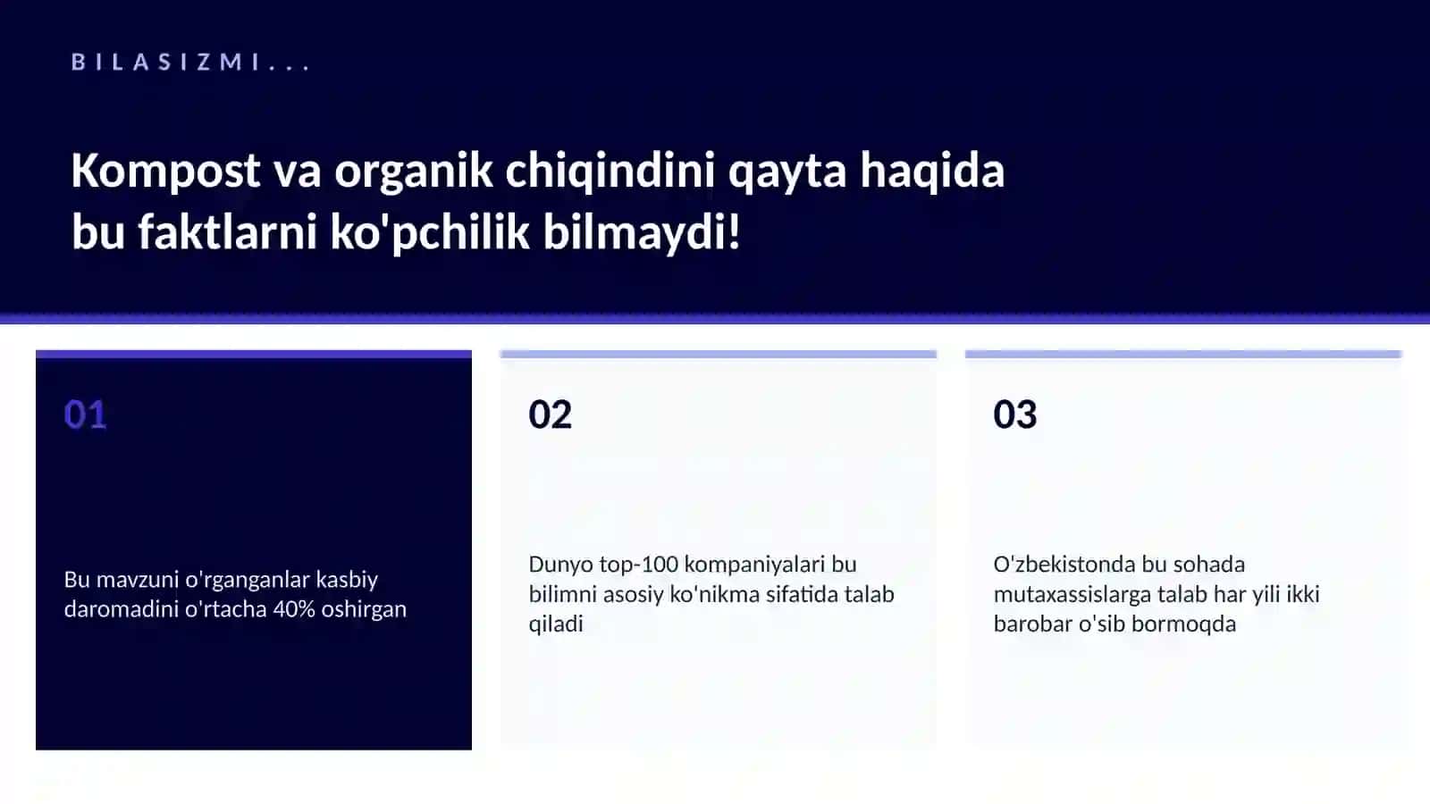 Kompost va organik chiqindini qayta 2