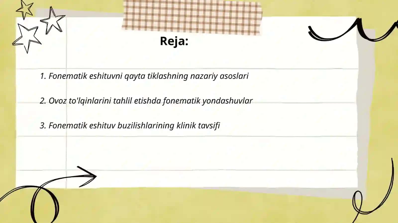 Fonematik eshituvni tiklash jarayonini tahlil etish 2