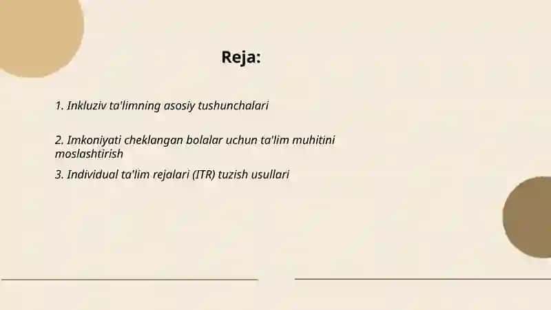 Inkluziv talimni tashkil etish shakllari va turlari 2