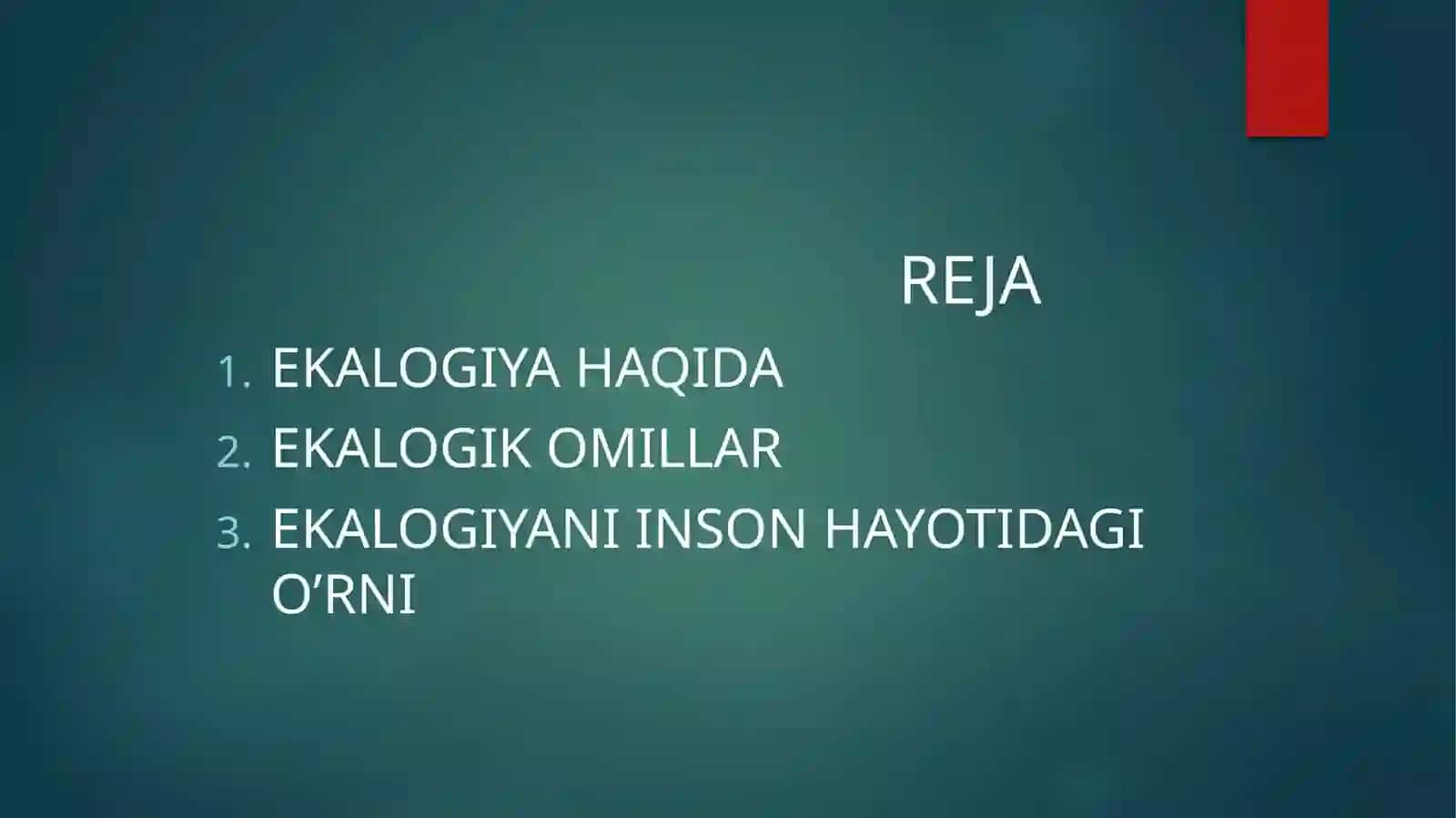 Ekologiyatushunchalari 2