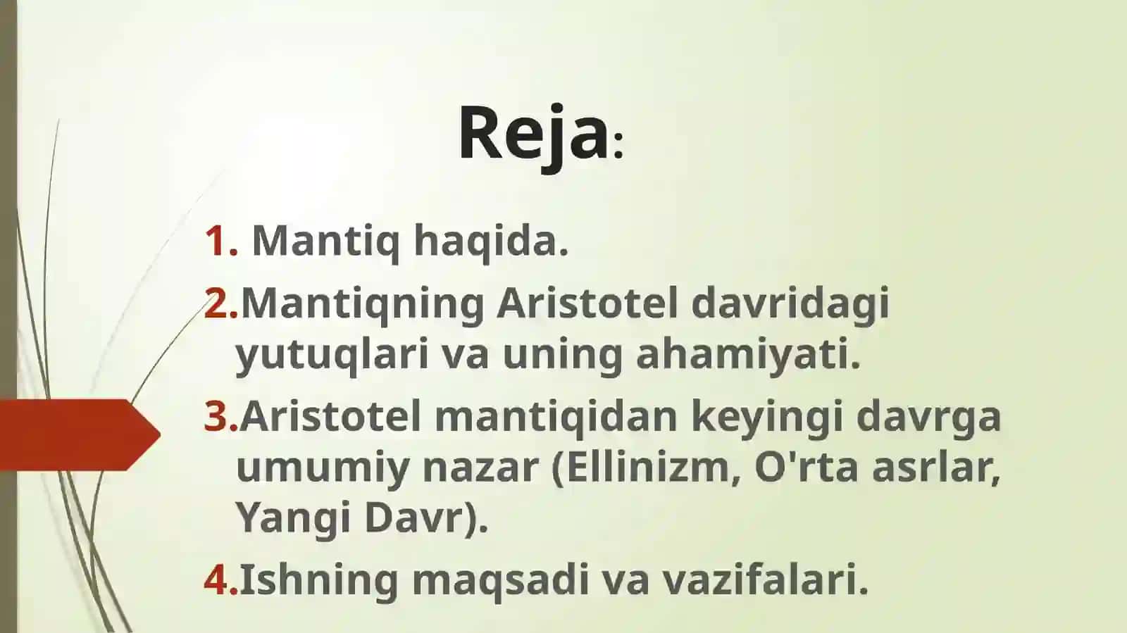 Aristoteldan keyingi davrda mantiq ilmi 2