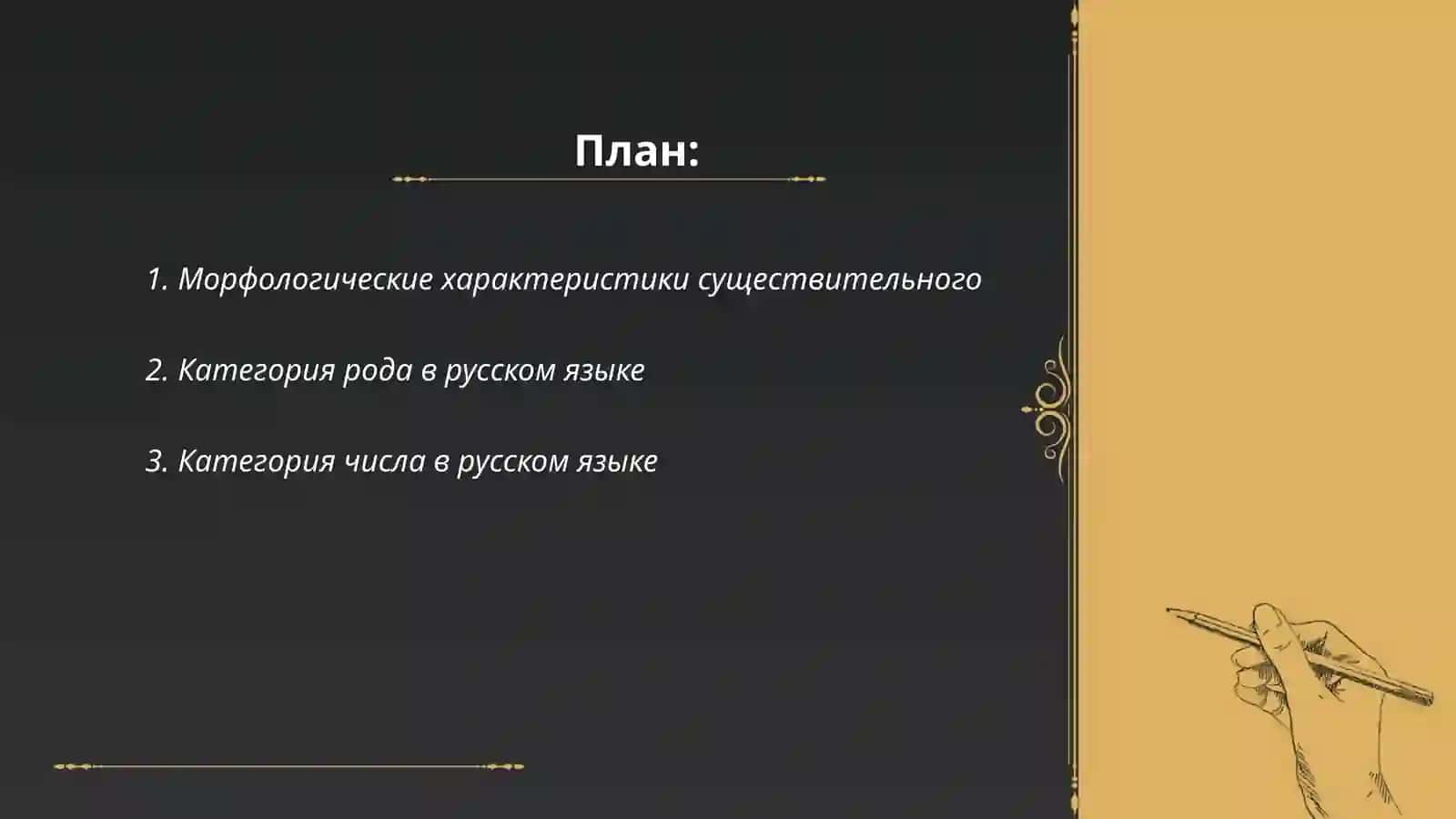 Морфология существительного в русском языке 2