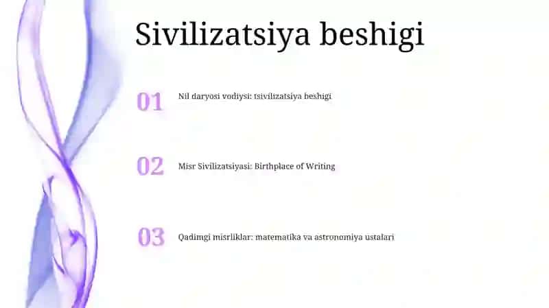 Misr Sivilizatsiyasi 2