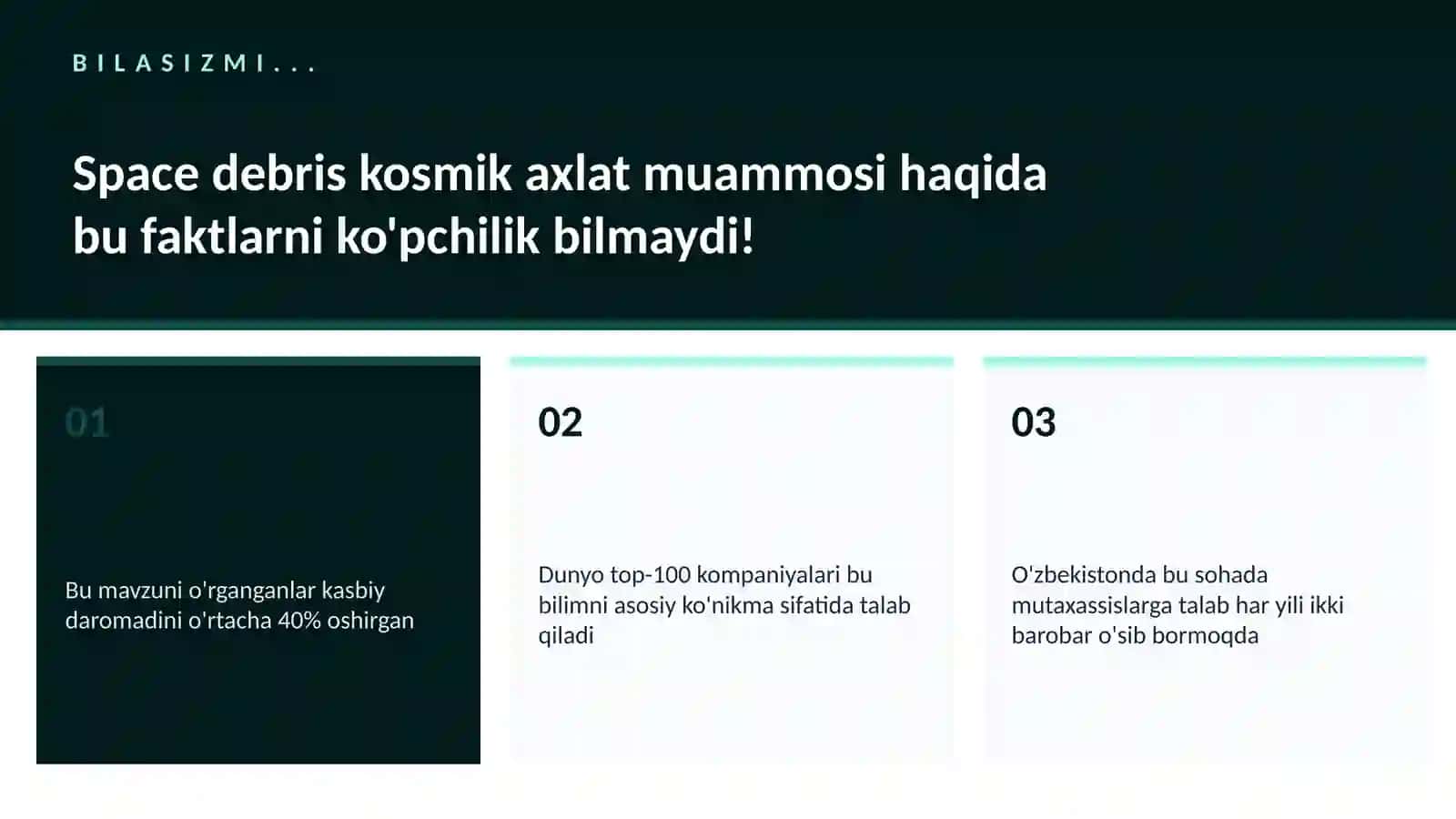 KOSMIK TEXNOLOGIYALAR 2