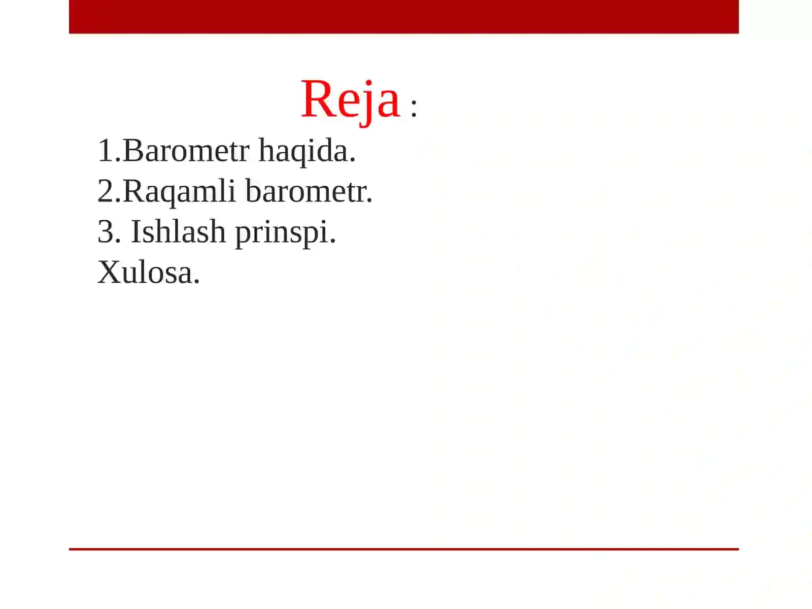 Raqamli barometr 2