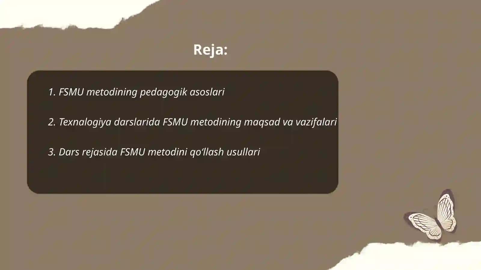FSMU metodining pedagogik asoslari 2