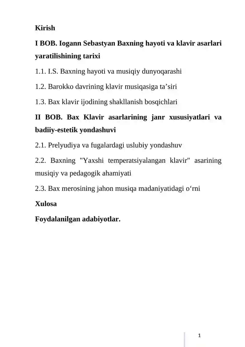 BAX KLAVIR  IJODI 2