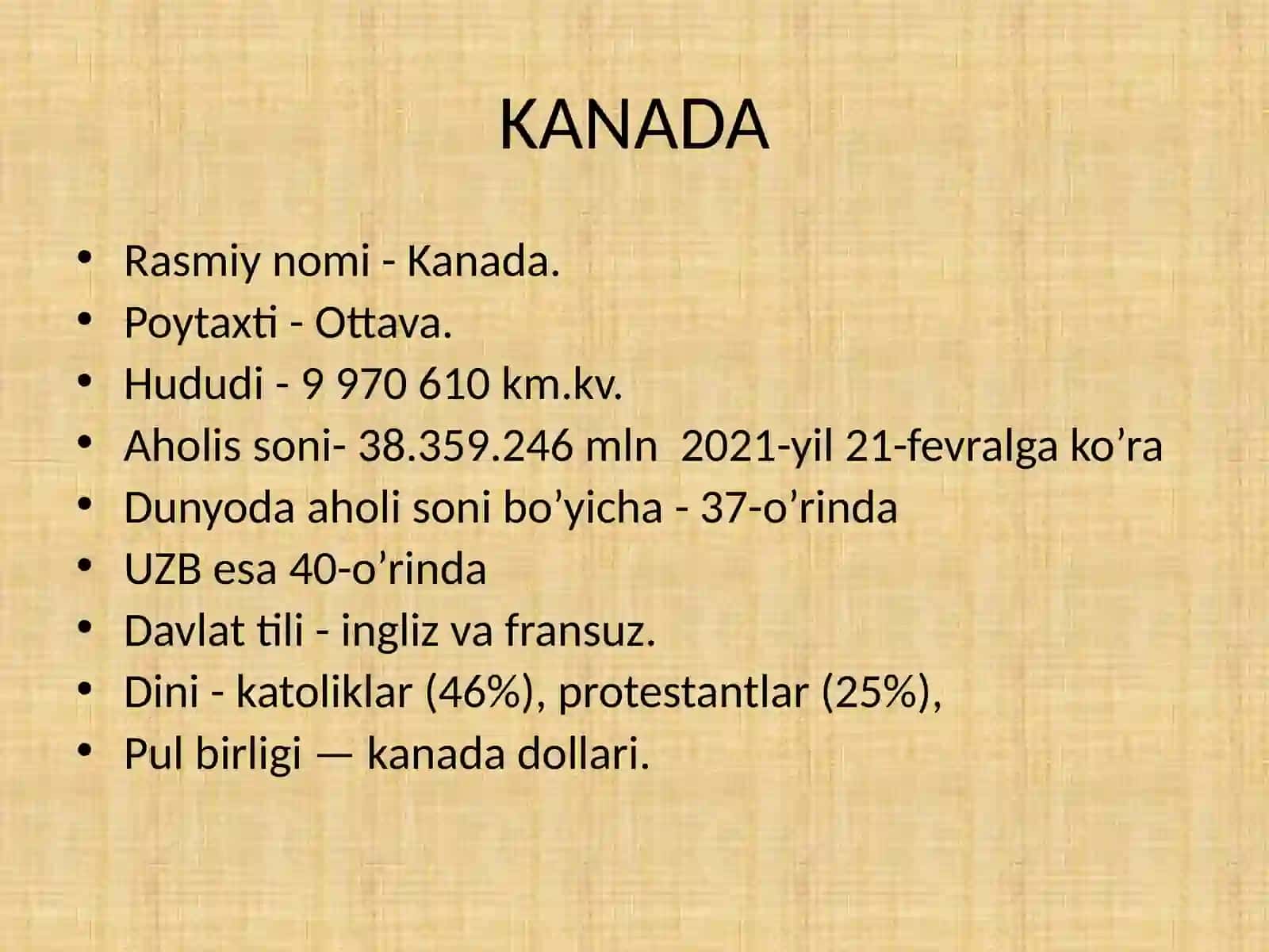 KANADA 2