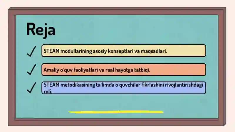 STEAM ta'lim modullari 2