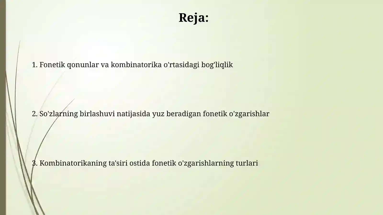 Kombinator omillar ta'sirida yuz beradigan fonetik opzgarishlar 2