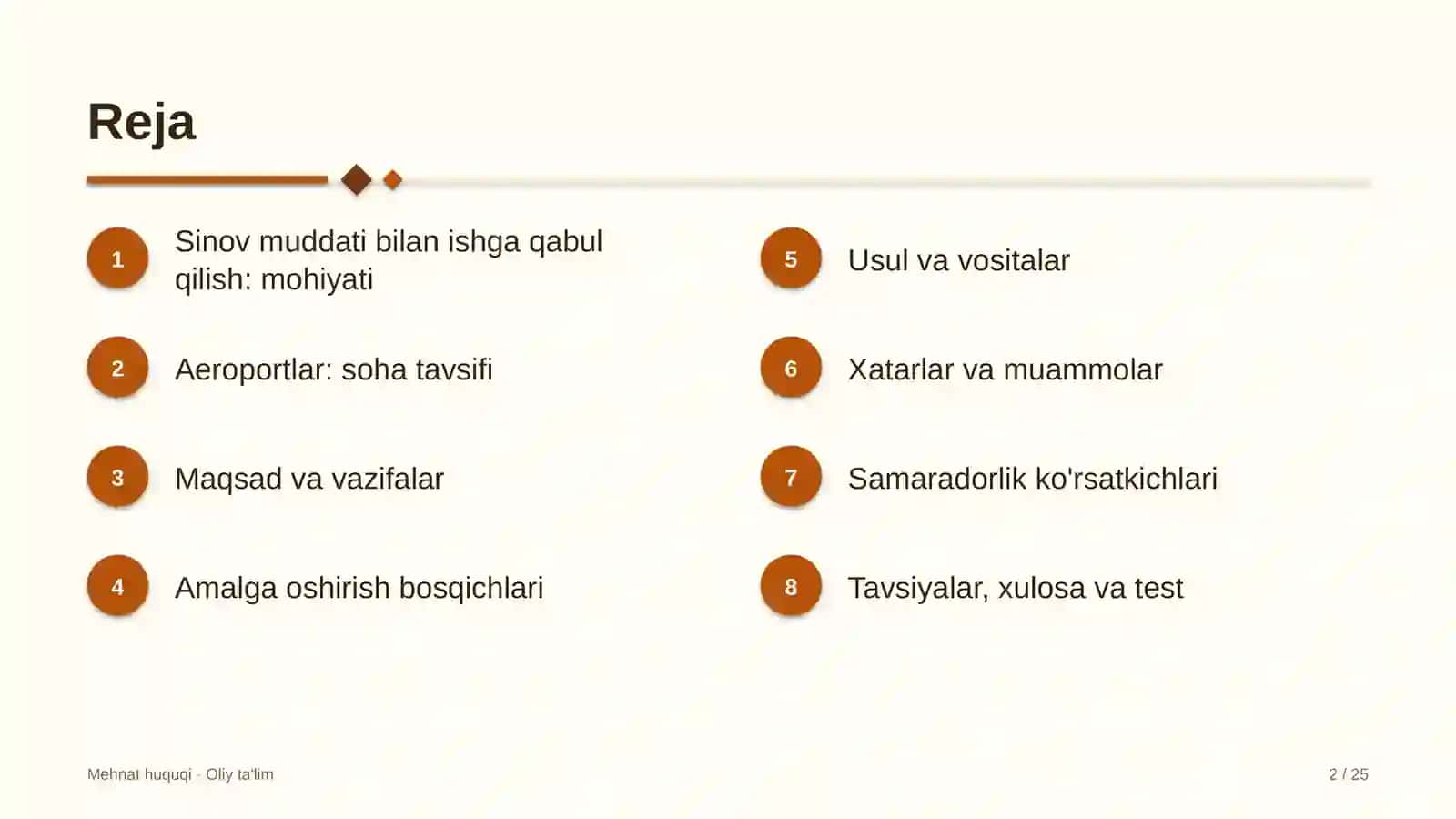 Aeroportlarda sinov muddati bilan ishga qabul qilish 2