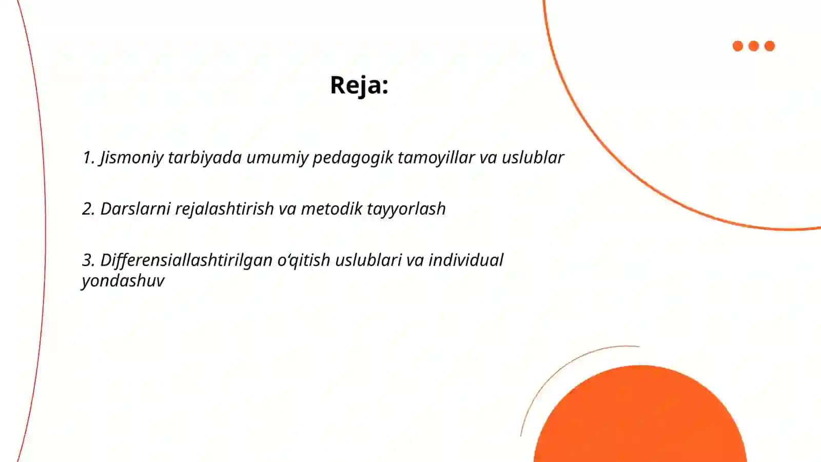 Jismoniy tarbiya nazariyasi va uslubiyati 2
